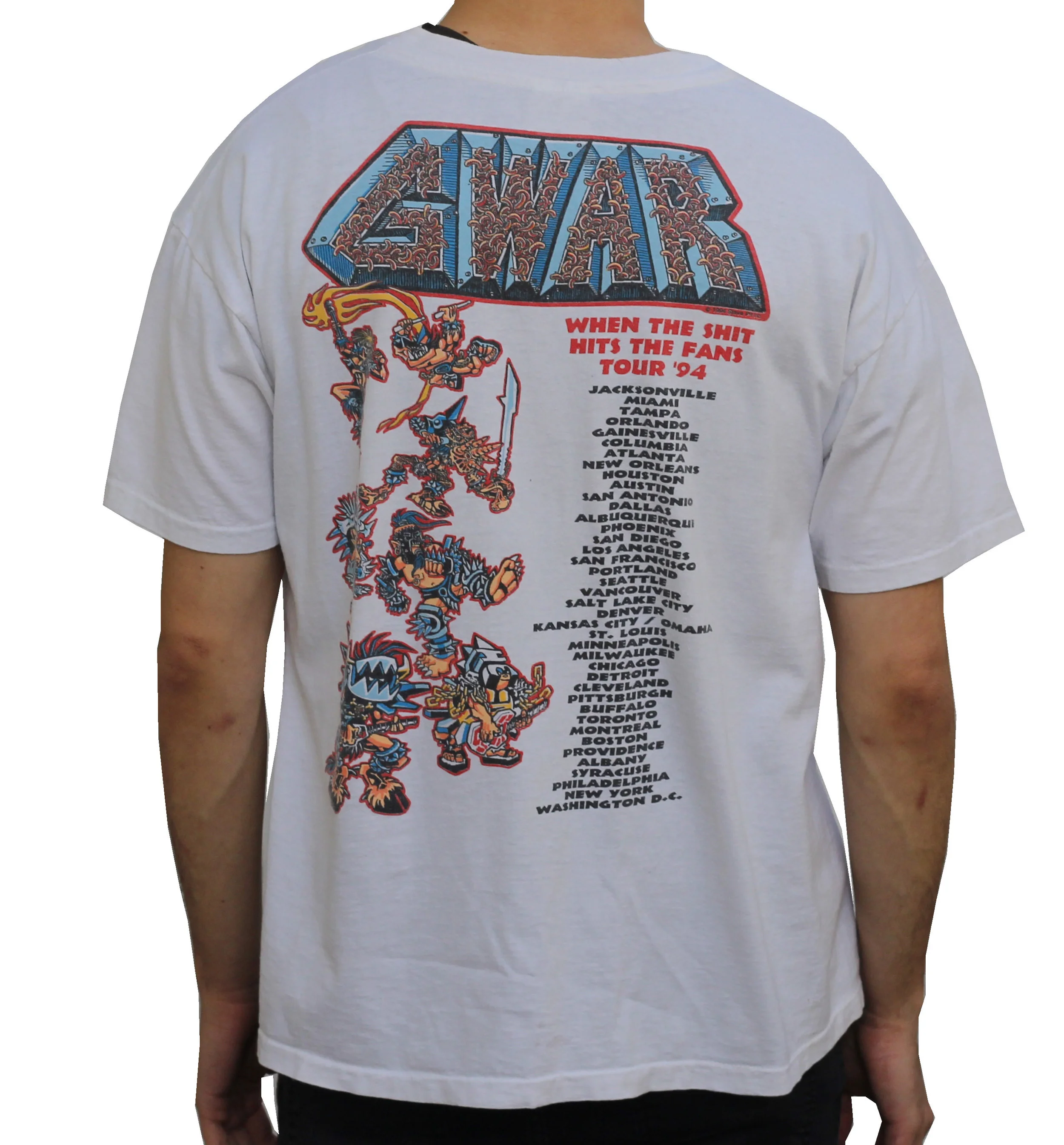 GWAR 90s ヴィンテージTシャツ JAXTAPOZ GWAR 表紙 GWAR 90s ヴィンテージTシャツ JAXTAPOZ GWAR 表紙 GWAR 90s